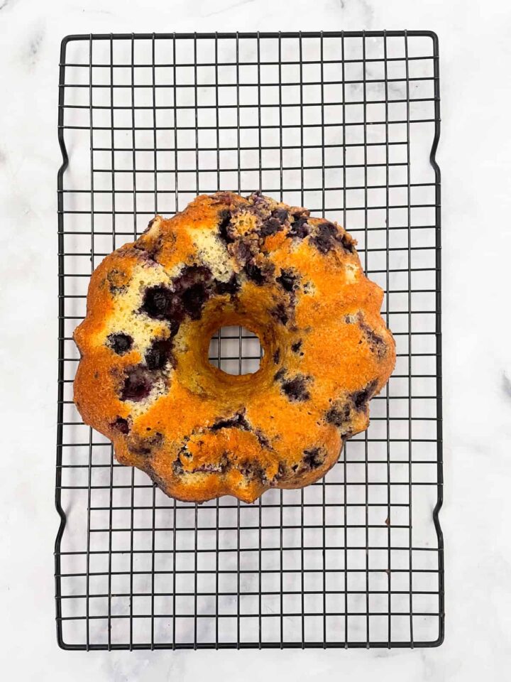 This luscious blueberry yogurt cake is loaded with juicy berries and a sweet cinnamon swirl. Gluten-free option included!